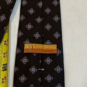 Umbria Tie - Black, Blue, Floral - Great condition!